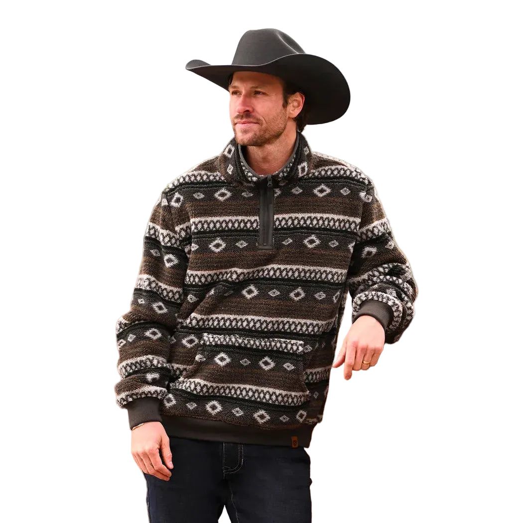 Rock &amp; Roll Men's Aztec Performance Pullover
