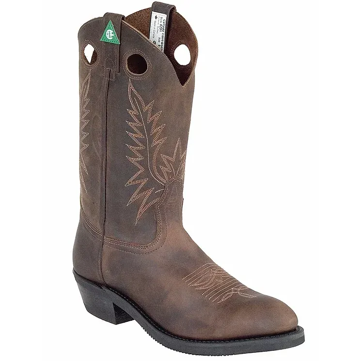 Canada West Men's Work Western Boots - Crazy Horse, Size: 7