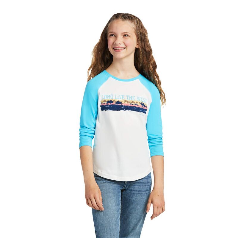 Ariat Girls Real Long Live Tee