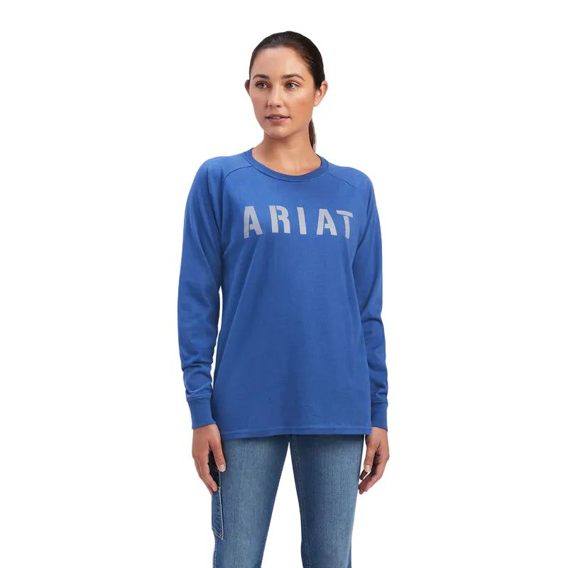 Ariat Womens Rebar Cotton Strong Block T-Shirt