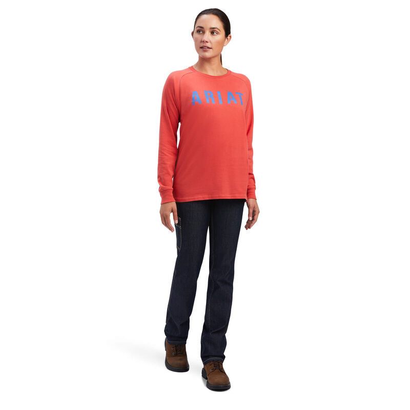 Ariat Womens Rebar Cotton Strong Block T-Shirt