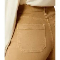 Ariat Women's Ultra High Rise Countryside Wide Leg Crop Jeans - French Khaki