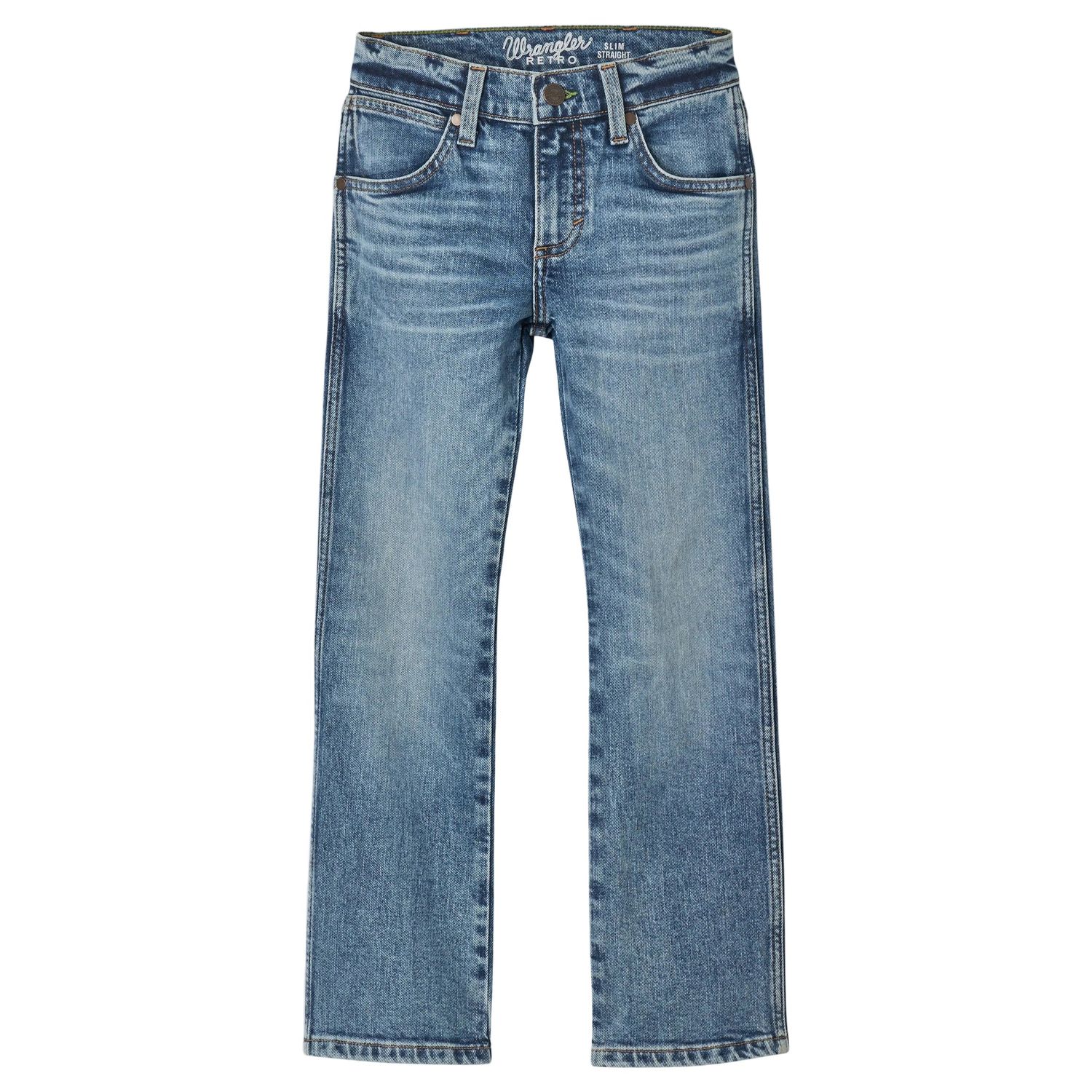 Wrangler Boy's Retro Slim Straight Jeans - Applewood