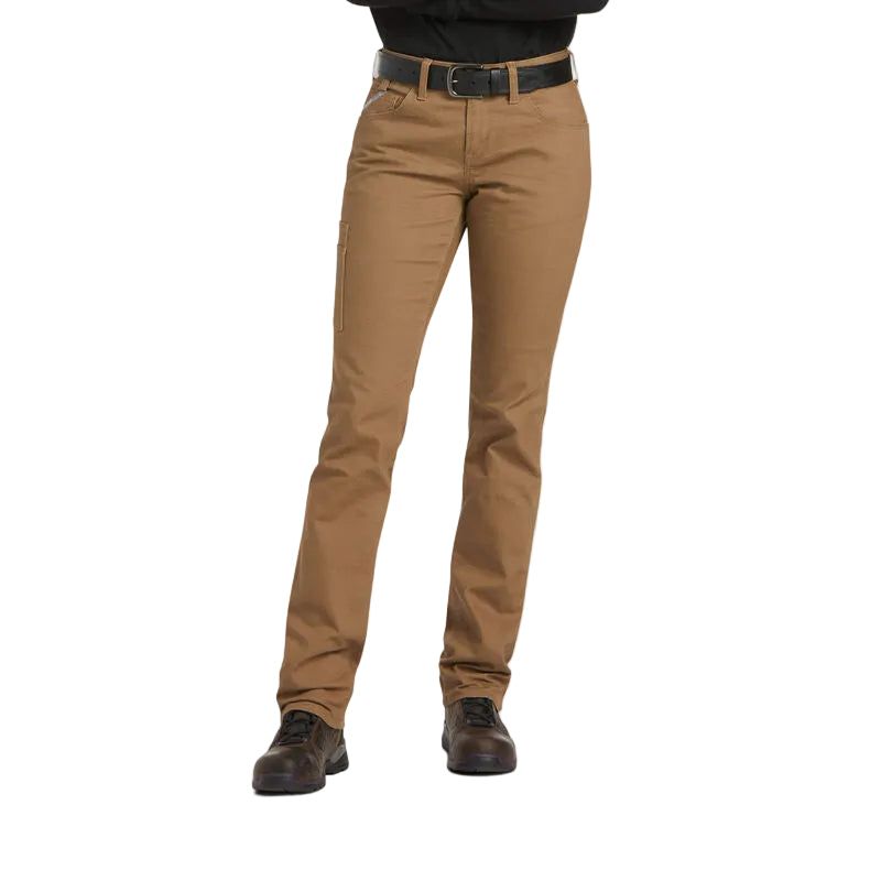 Ariat Women's Rebar Durastretch Made Tough Straight Leg Pants - Field Khaki