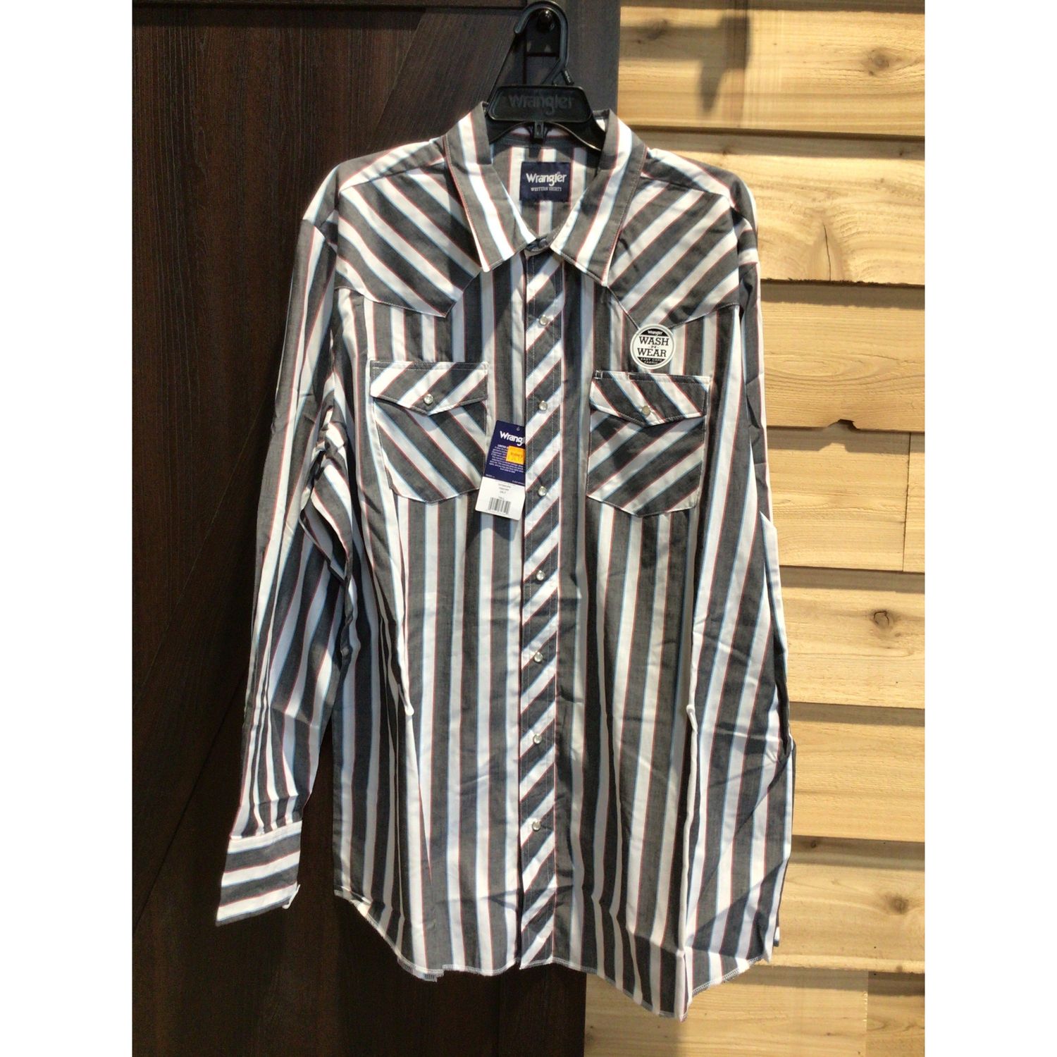 Wrangler Men's Big &amp; Tall Long Sleeve Snap Western Shirt - Assorted