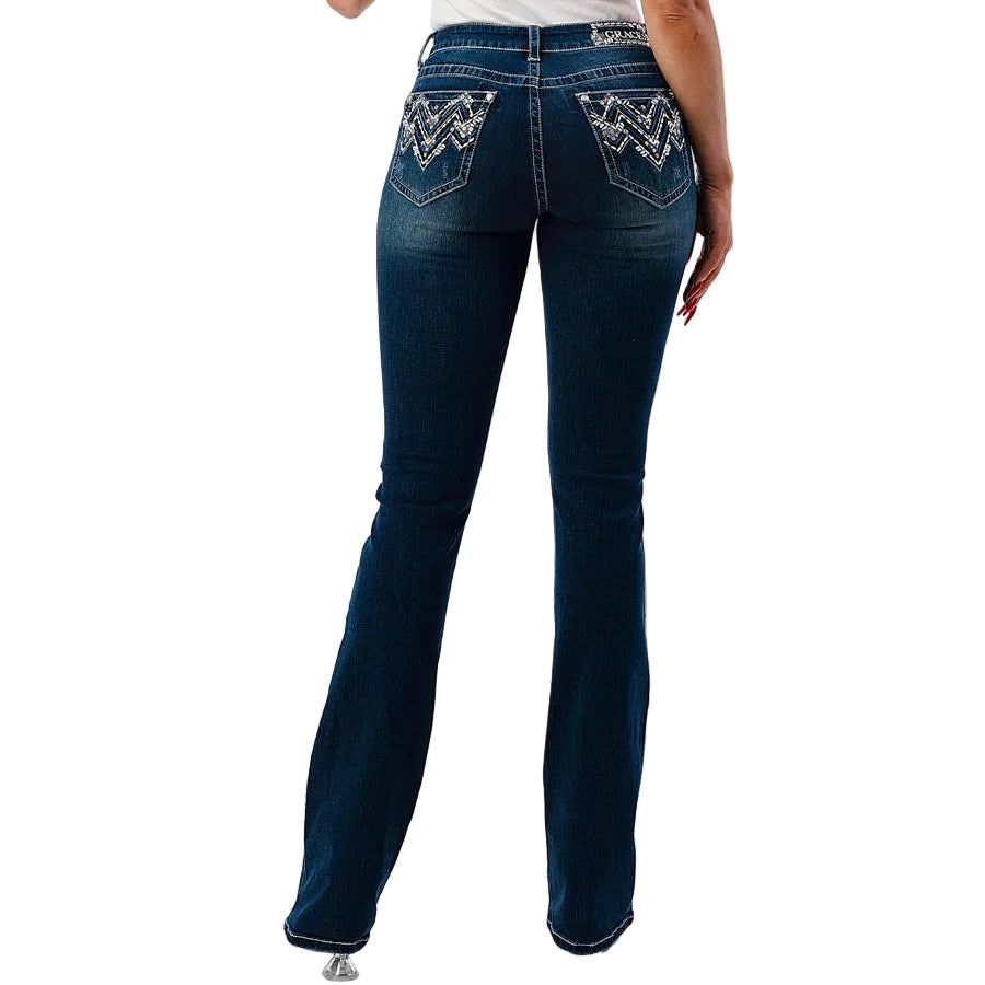 Grace in LA Women's Jeans - Aztec