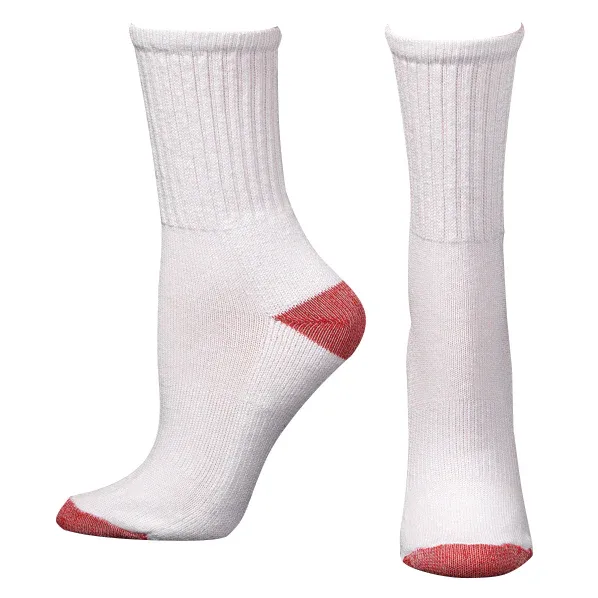 BD Youth Crew Socks 3pk White, Size: S