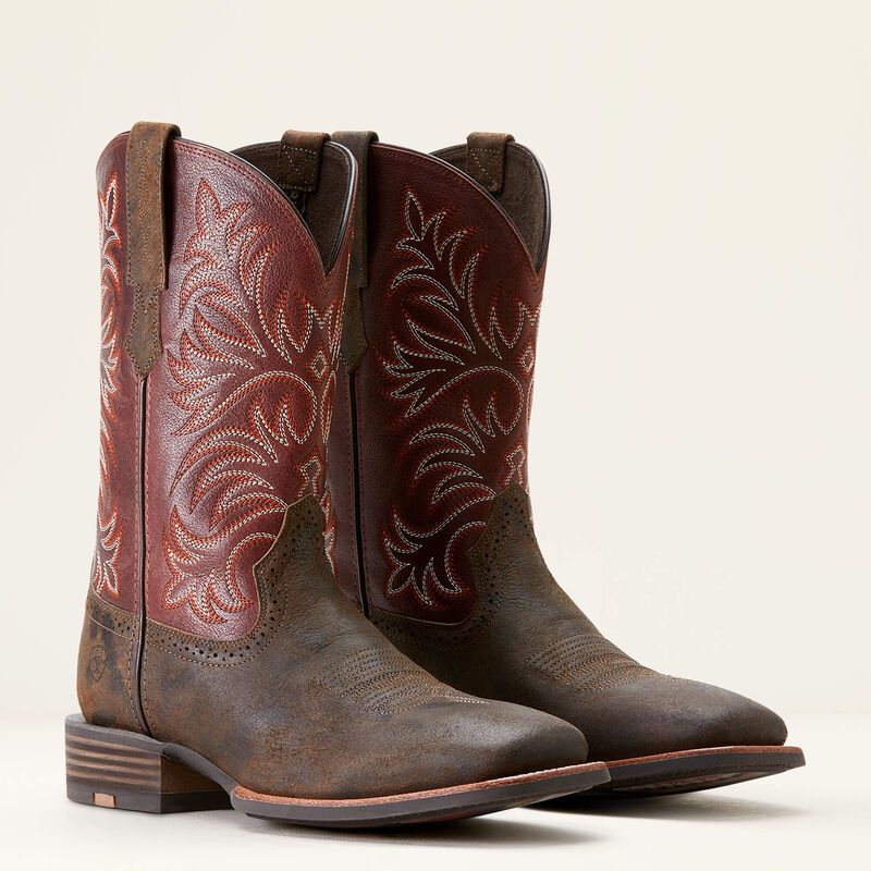 Ariat Men's Oakwood Western Boot - Antique Grey