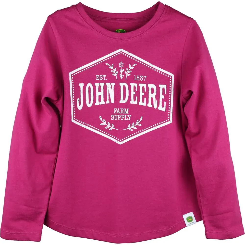 John Deere Farm Supply LS Tee, Size: 4