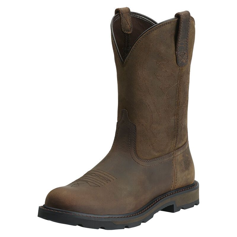 Ariat Men's Groundbreaker Work Boots - Brown - 10014238