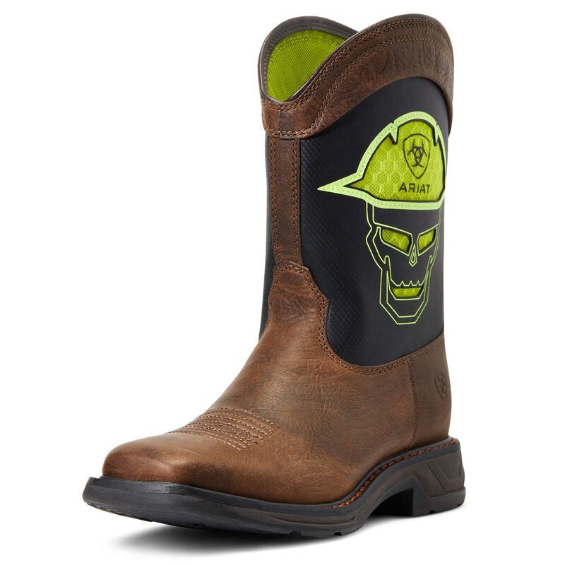**Ariat Youth WorkHog XT VentTEK All-Nighter Western Boots - Rowdy Rust** FINAL SALE