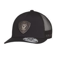 Ariat Men's Metal Shield Cap- Black