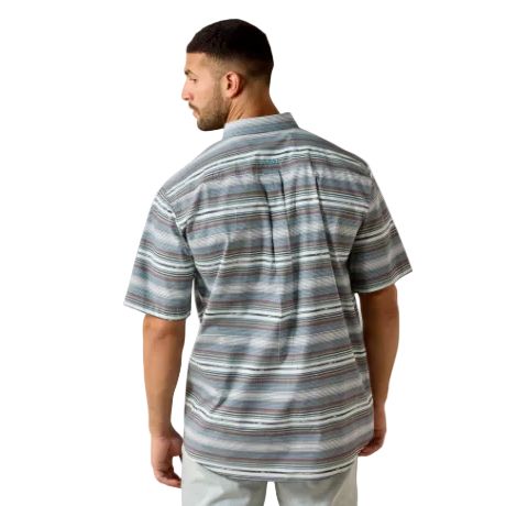 Ariat Men's Pauline Short Sleeve Classic Fit Shirt- Excalibur Serape Stripe