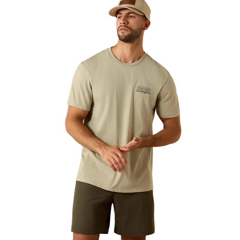 Ariat Men's Porcupine Posse Short Sleeve Tee Shirt - Elm