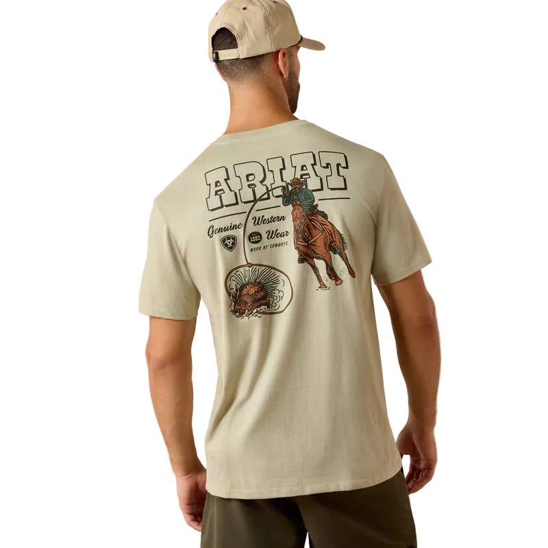 Ariat Men's Porcupine Posse Short Sleeve Tee Shirt - Elm