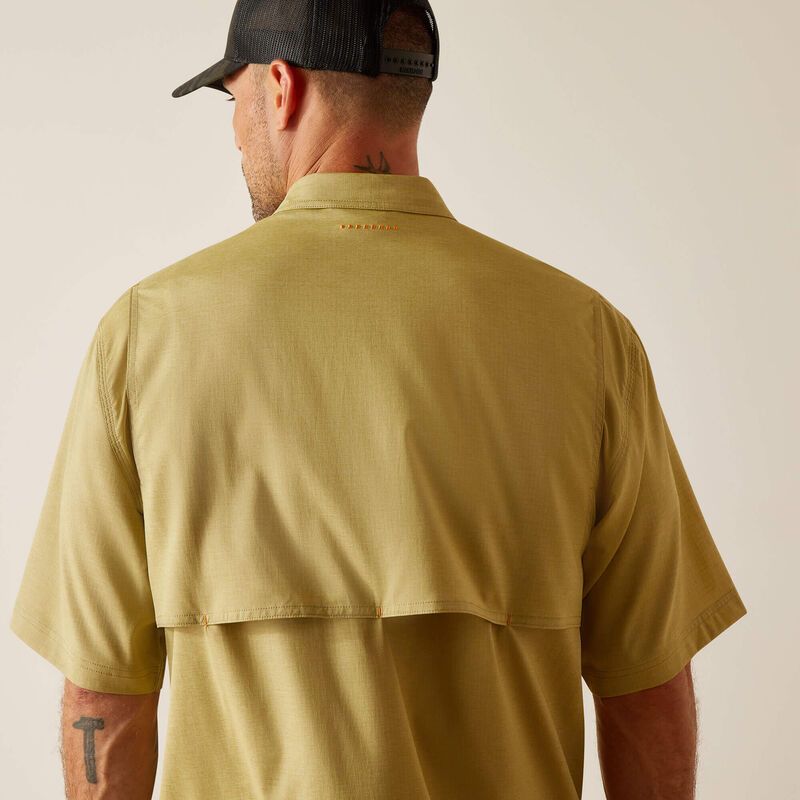 Ariat Men's Rebar Made Tough VentTEK DuraStretch Work Shirt - Peatmoss Heather - 10048863