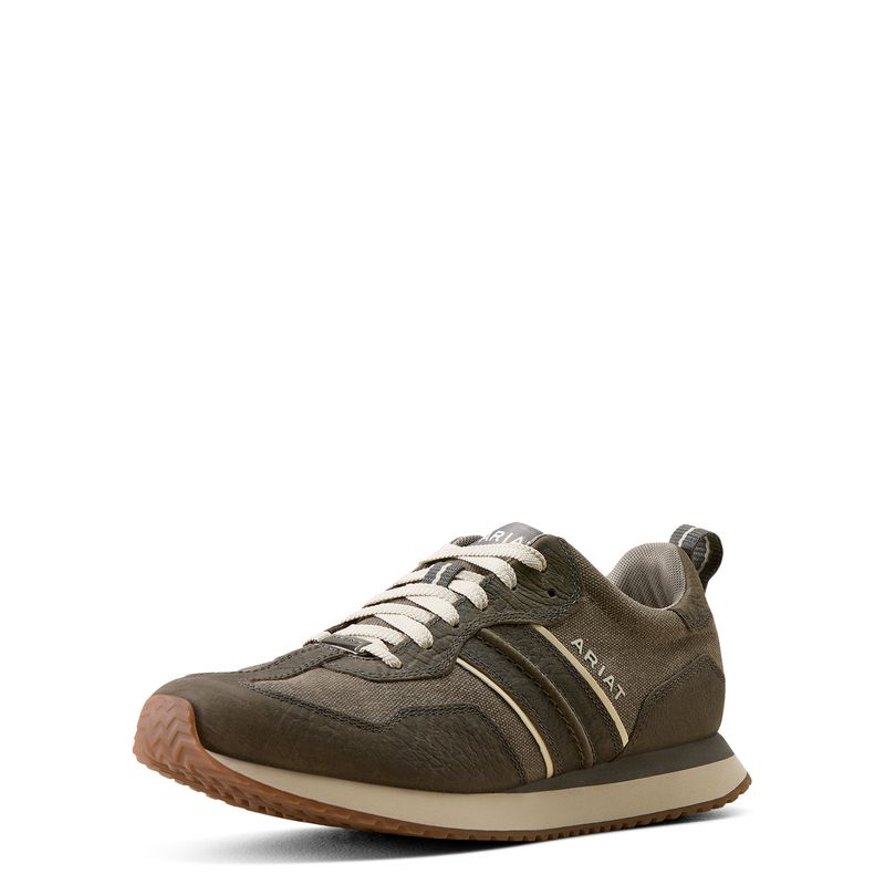 Ariat Men's Ranch Runner Shoe - Charcoal Grey Hippo Print