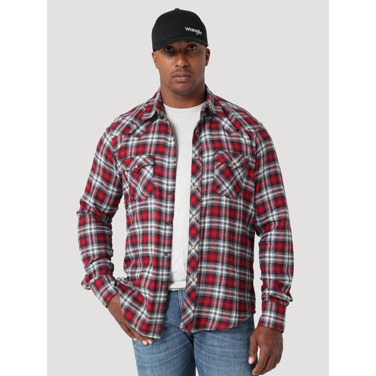 Wrangler Mens Western Retro Flannel LS Shirt - 112317109