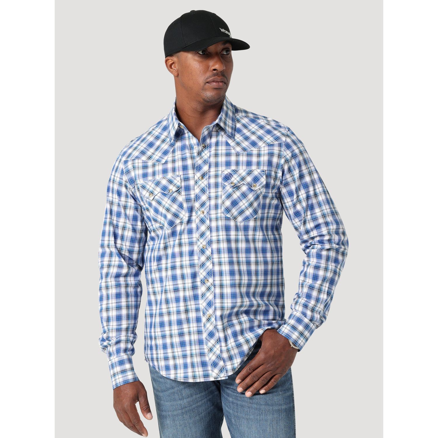 Wrangler Mens Western Retro Core LS Snap Shirt - 112317116