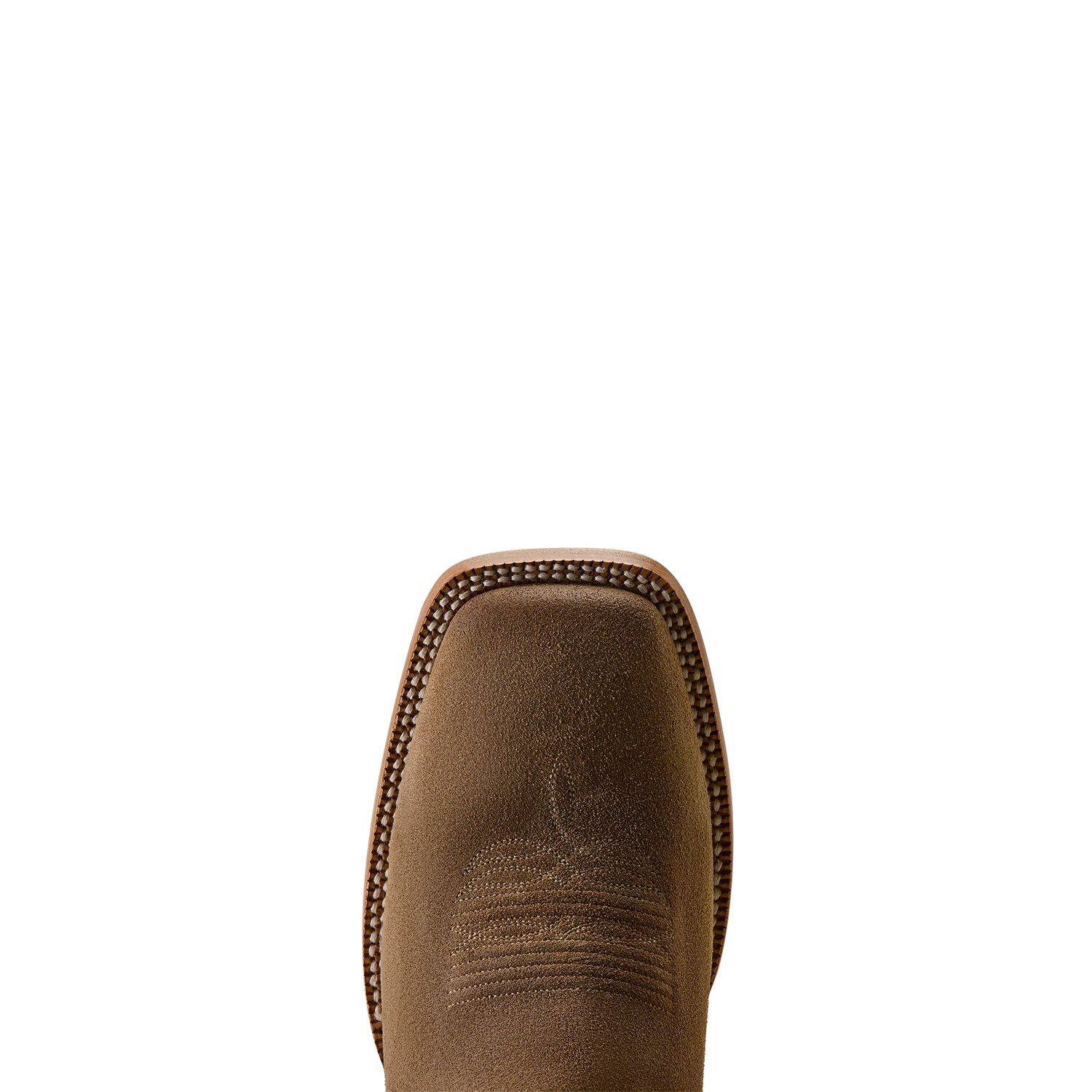 Ariat Men's Slatewood Wide Square Toe Cowboy Boot - Timber Tan Roughout/Electric Wave