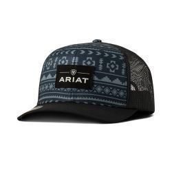 Ariat Men's Southwestern Print Cap- Navy