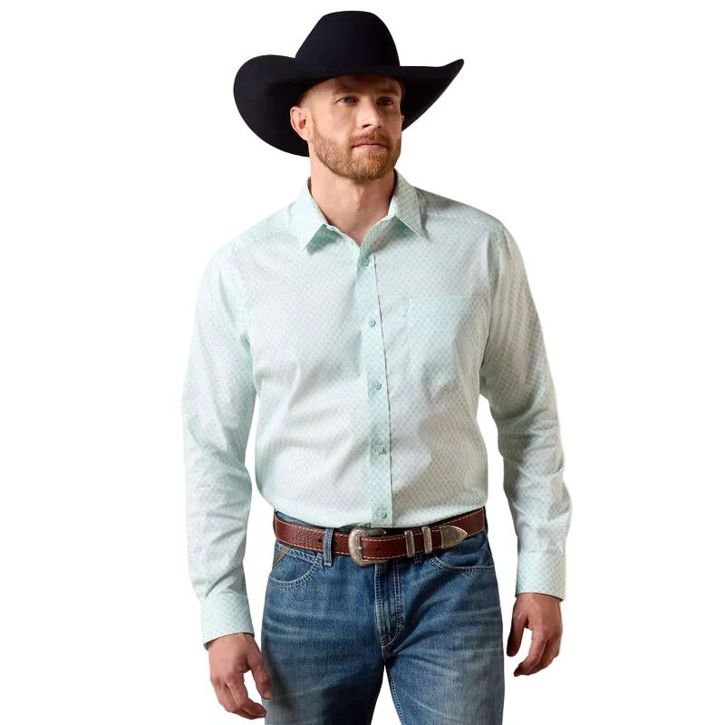 Ariat Men's The Everything Long Sleeve Classic Fit Shirt- Glow Southwest Crosses