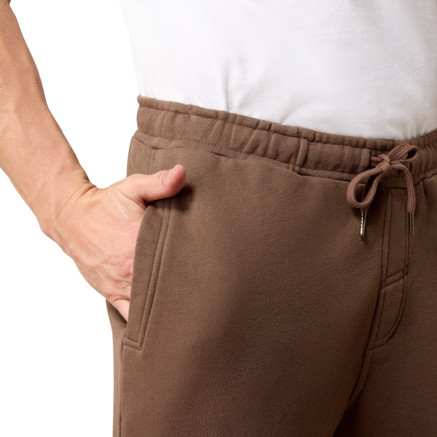 Ariat Men's ToughStock Washed Heavyweight Fleece Joggers - Coffee Quartz