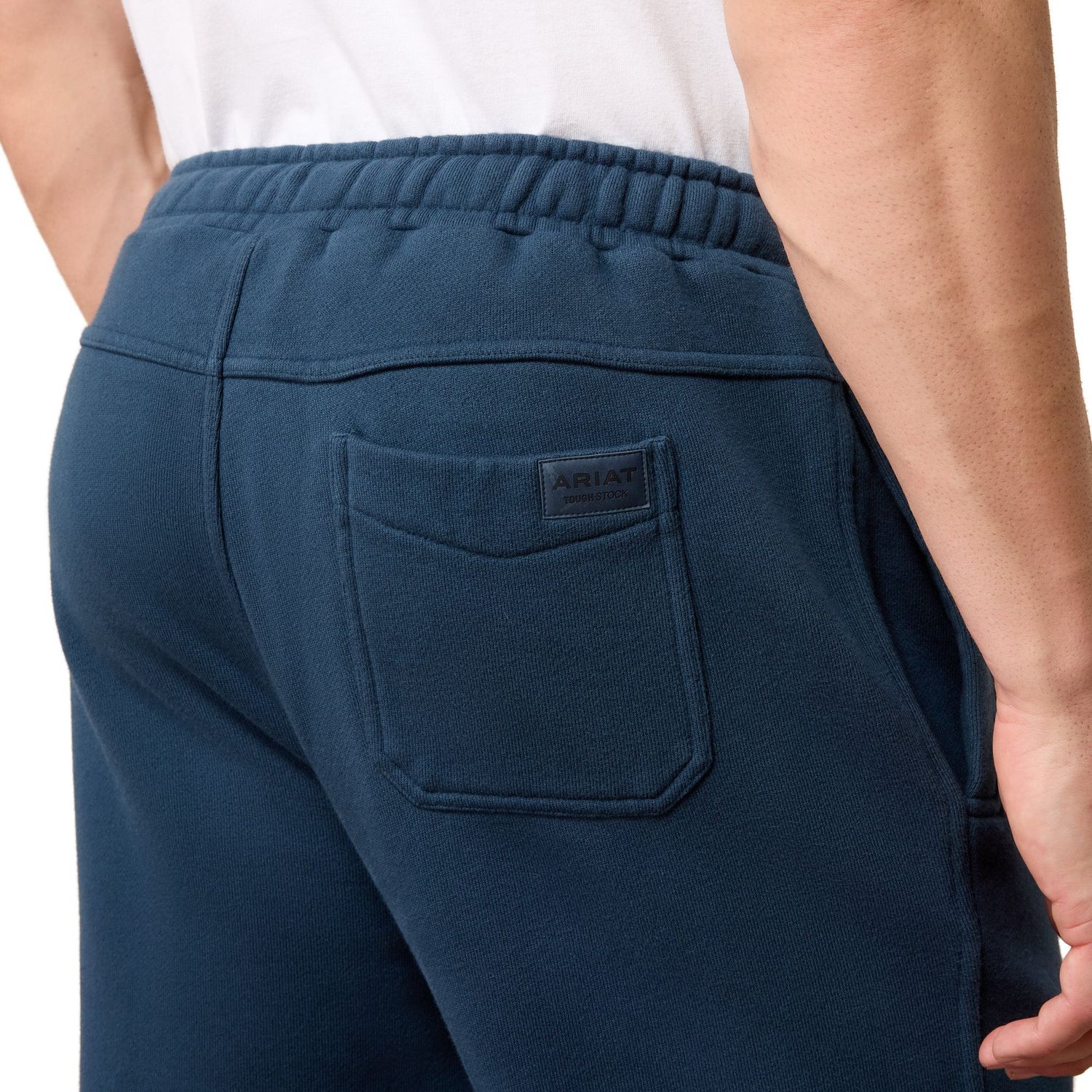 Ariat Men's ToughStock Washed Heavyweight Fleece Joggers - Midnight Navy