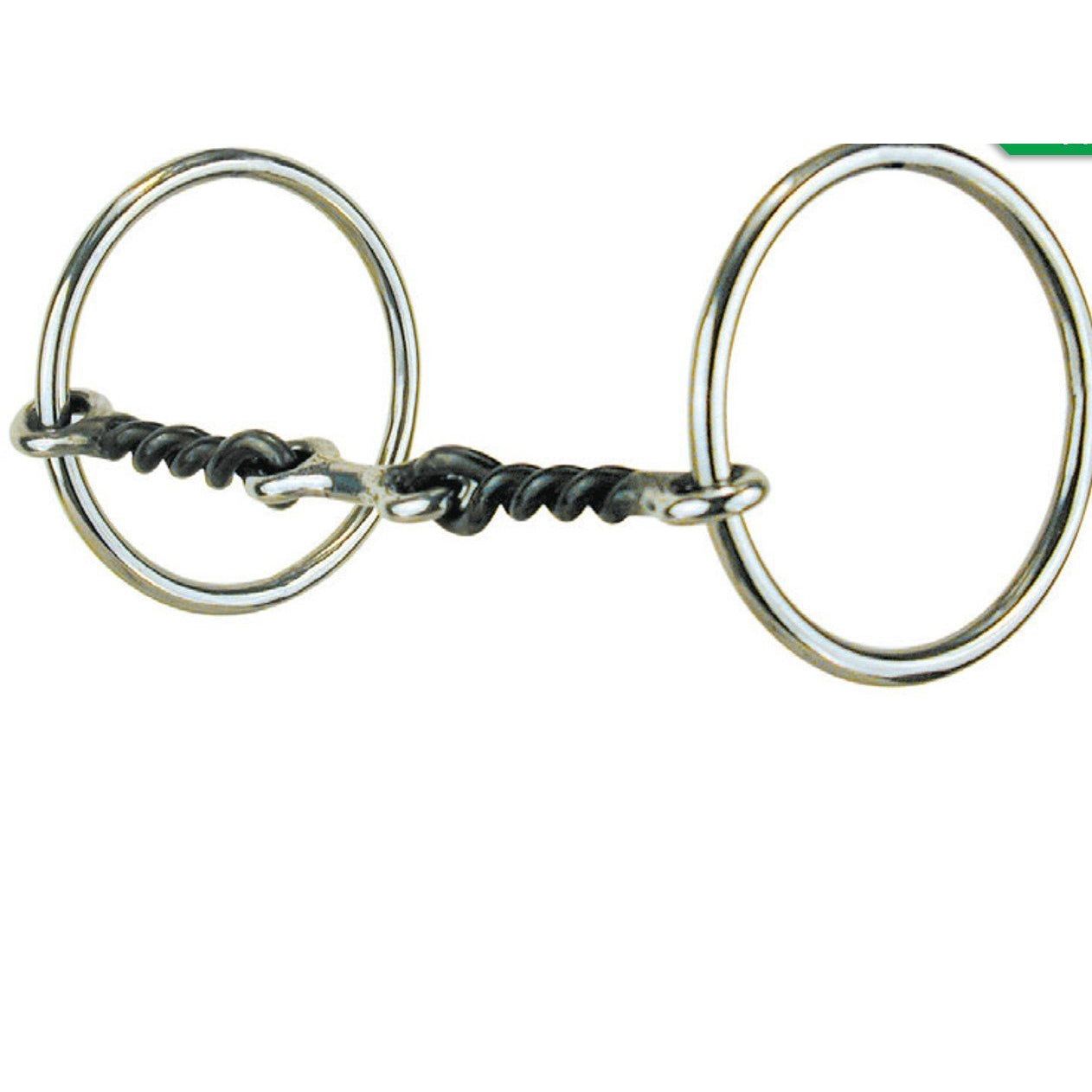 Reinsman Medium Loose Ring 3 Piece Twisted Dogbone Snaffle Bit - 172