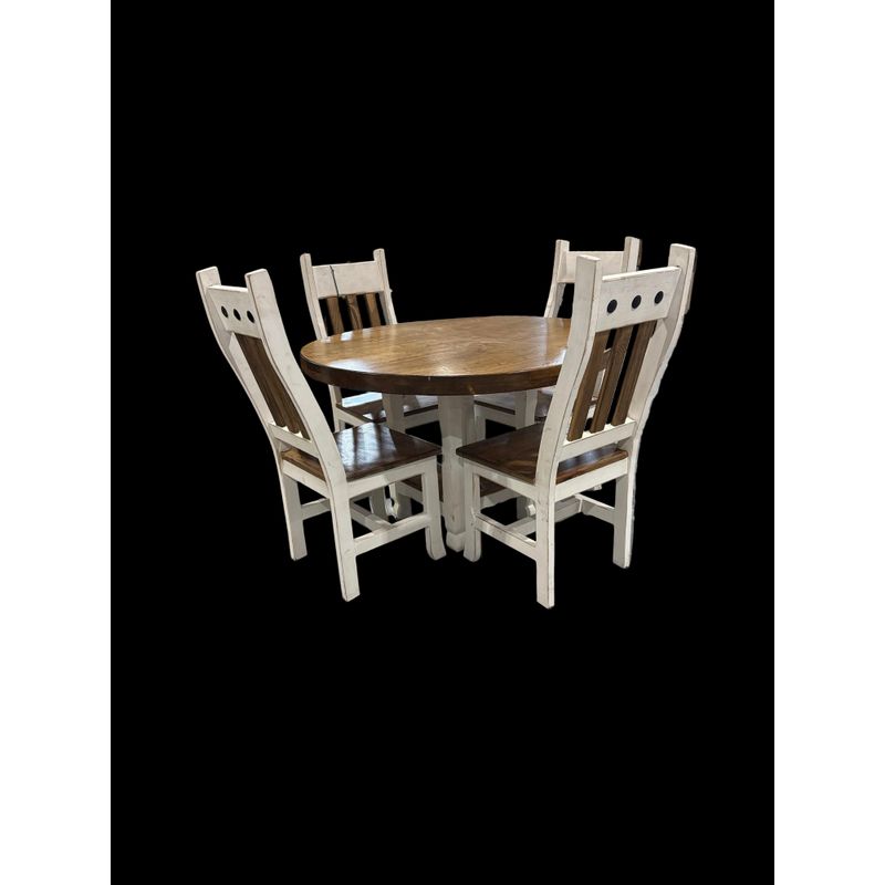 48" Round Table w/ 4 Chairs