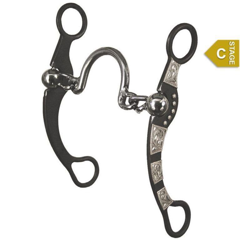 Reinsman Stage C Pro Roper - Ported Chain Mouth