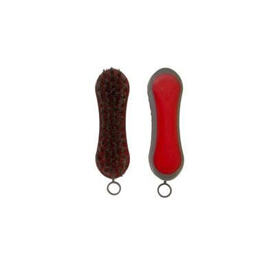 Aime Imports 5" Face Brush w/Soft Grey Bristle &amp; Soft Block - Red