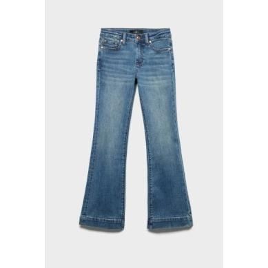 7 For All Mankind Mini Dojo Girl's Jeans- Sea Level