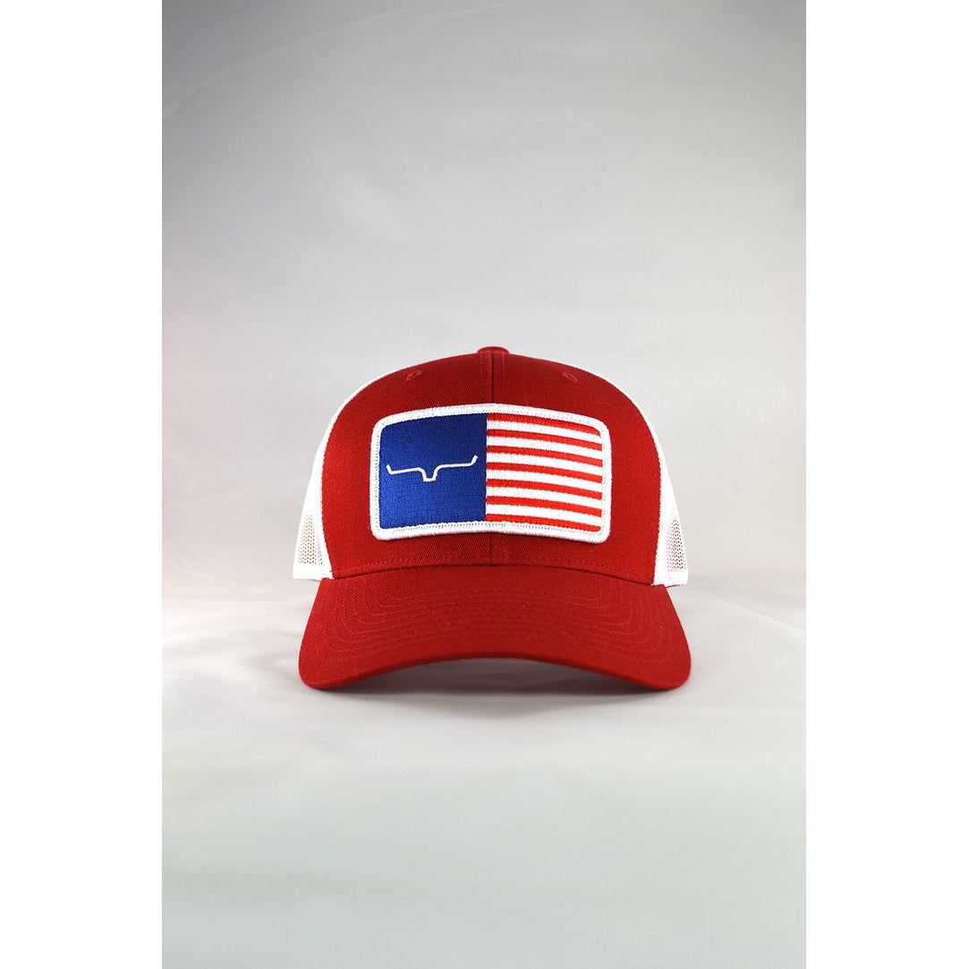 Kimes American Trucker Cap Dark Red