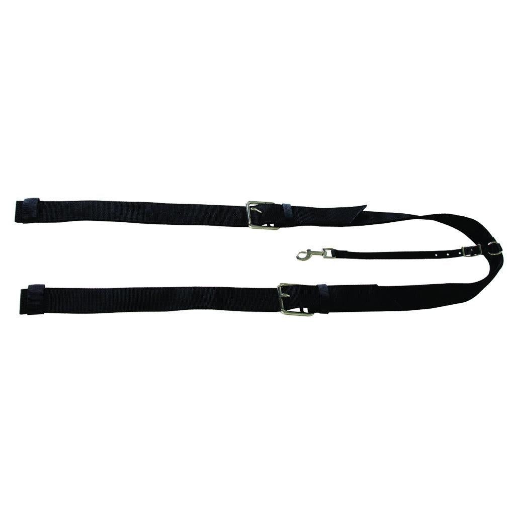 Aime Imports Horse Size Flank Cinch with Billets- Black