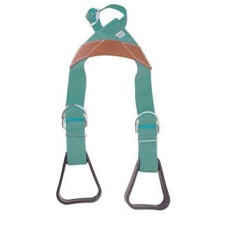 Aime Imports Kid's Saddle Buddy Stirrup - Turquoise