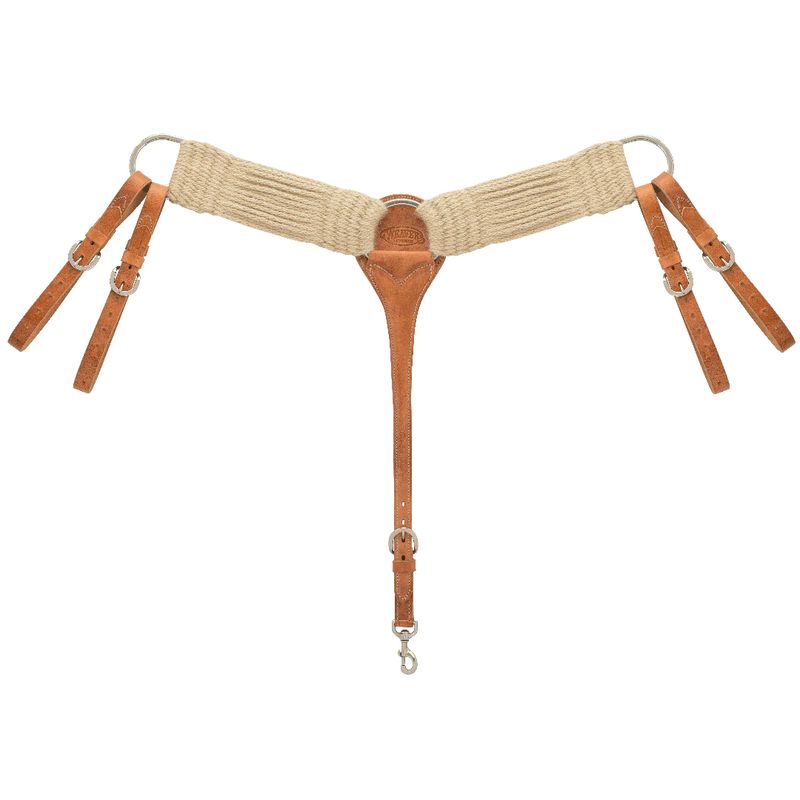 Weaver Mohair Roper Breast Collar - Natural