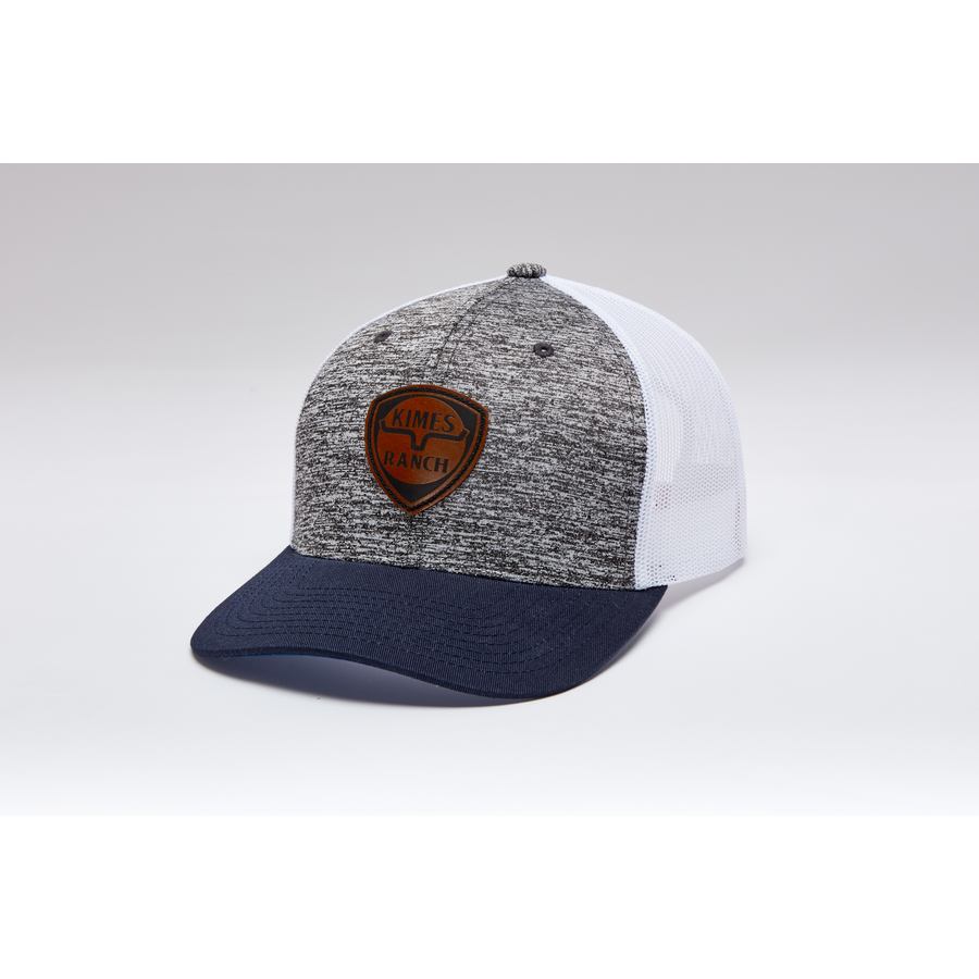Kimes Leather Point Cap Grey Heather