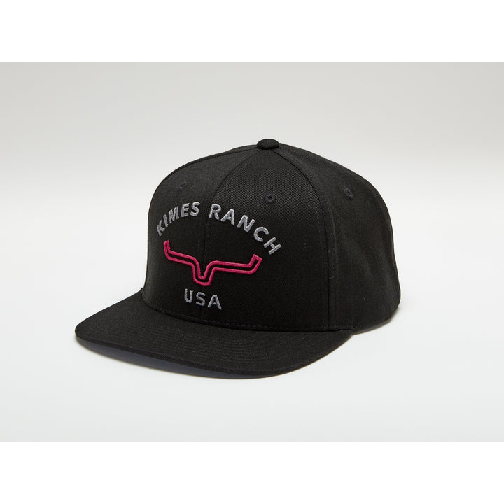 Kimes Arched Trucker Cap - Black