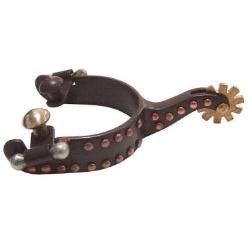 AHE Youth Antique Brown With Copper Dots Spur