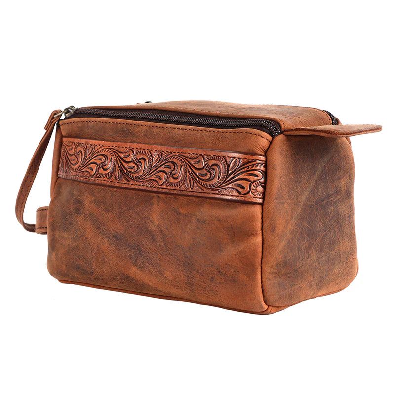 American Darling Genuine Leather Toiletry Bag - OHM111B