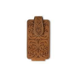 Ariat Cell Phone Case - Scrolling Embossed Cell Phone Case- Medium Brown