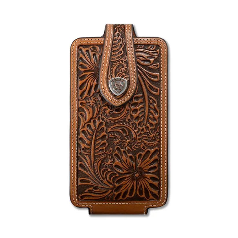 Ariat Floral Embossed Cell Phone Case - Natural