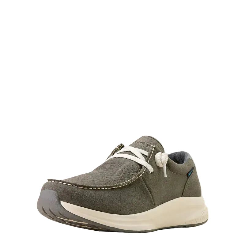 Ariat Men's Buckeye Waterproof Shoe- Java/Charcoal Elephant Print