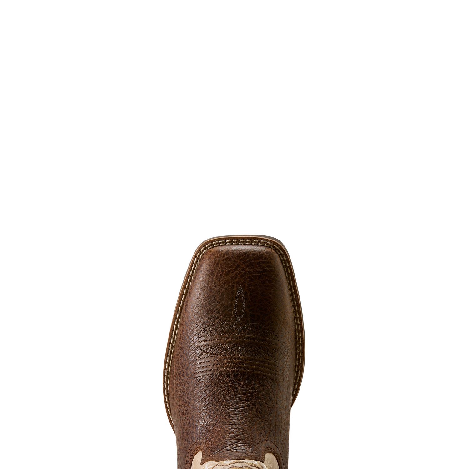 Ariat Men's Conquer Wide Square Toe Cowboy Boot - Amber Toffee/Smokey Taupe