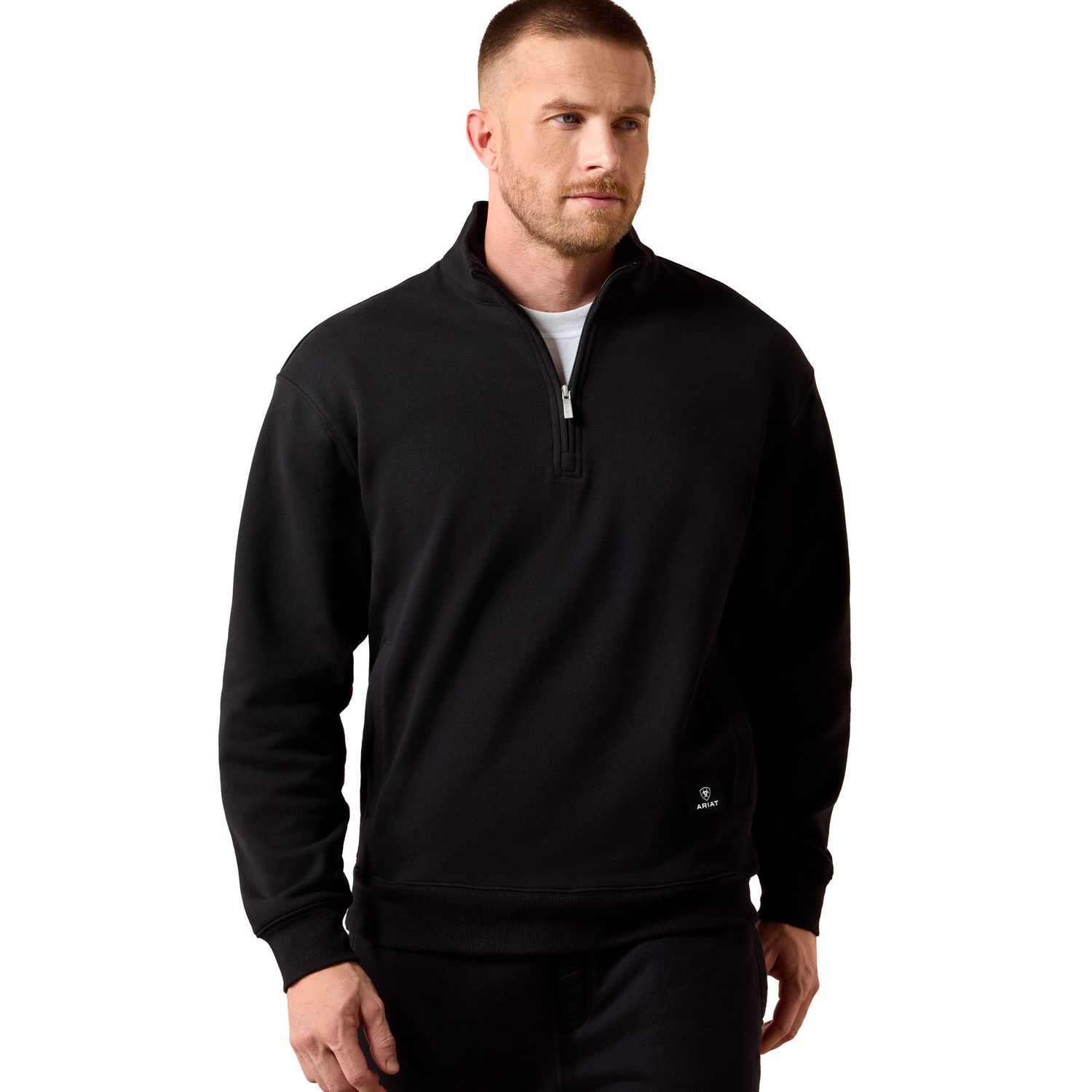 Ariat Men's Core 1/4 Zip Sweatshirt - Black