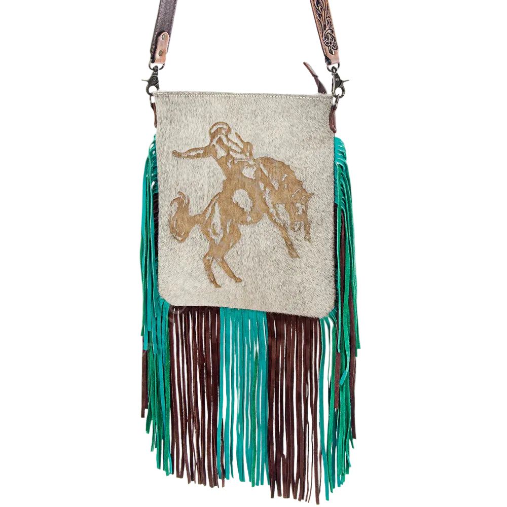 American Darling Crossbody Hair On Leather Bag