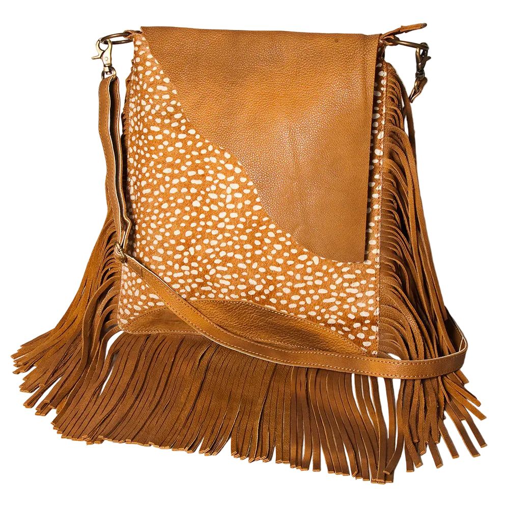 American Darling Hair On Cowhide Messanger Bag