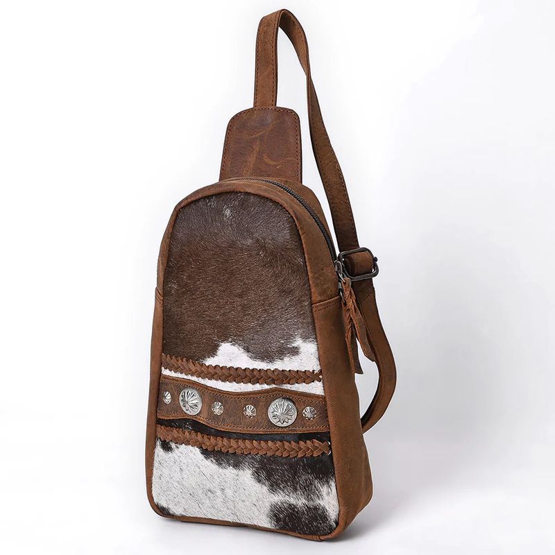 American Darling Sling Hair on Genuine Western Leather Women Bag
