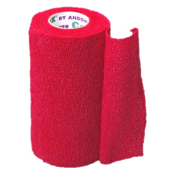 ANDOVER Coflexvet 4" x 15' Bandage Red